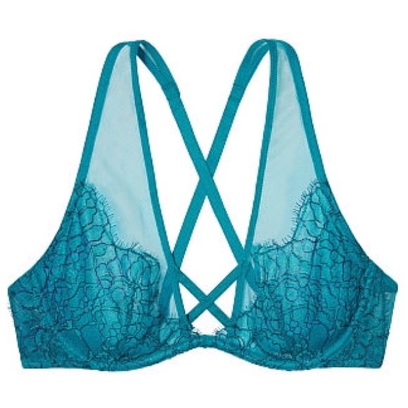 ★SALE! VS Very Sexy Strappy Plunge Bra NWT - Picture 5 of 8